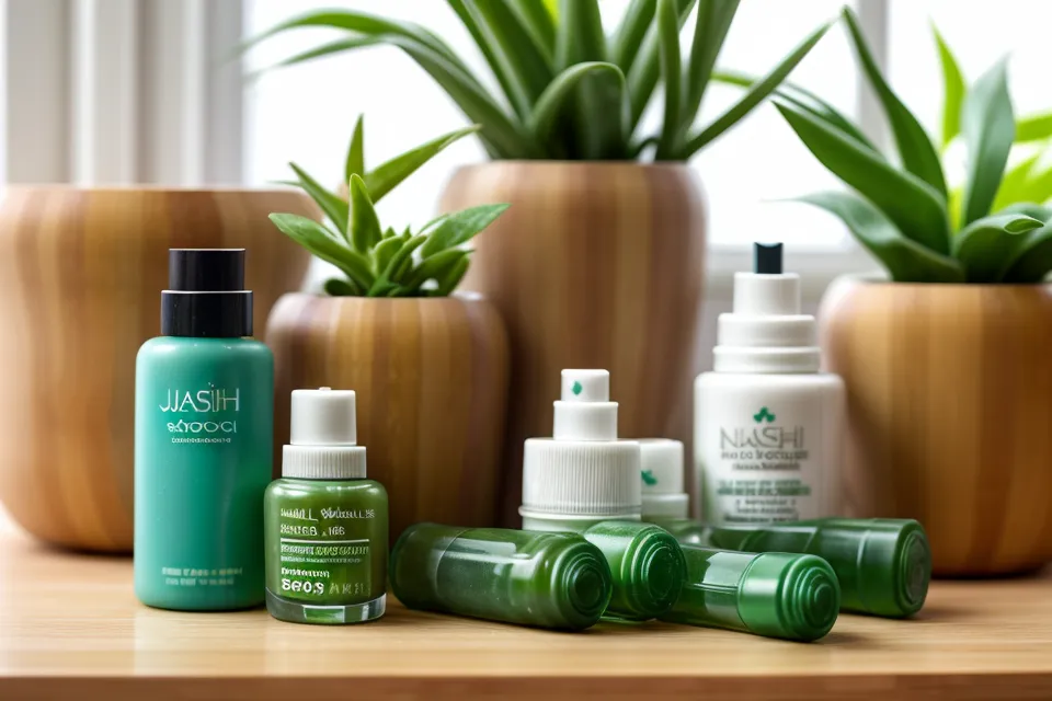 Small bottle of tea tree oil beside a rolled yoga mat, an early topical remedy attempt for nail health