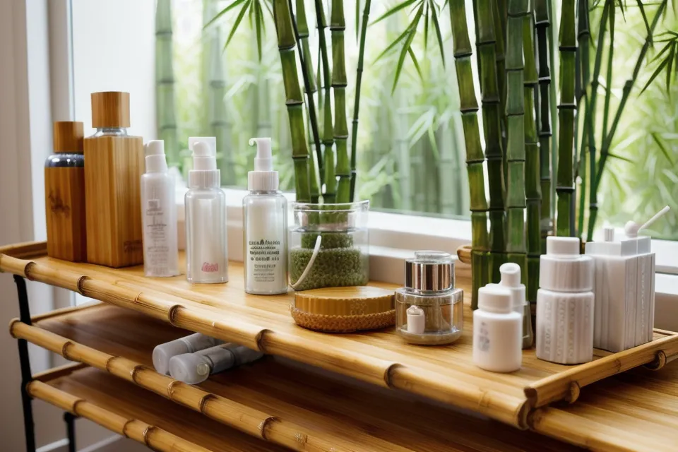 Foot care tracking log next to holistic nail health supplements on a wooden table